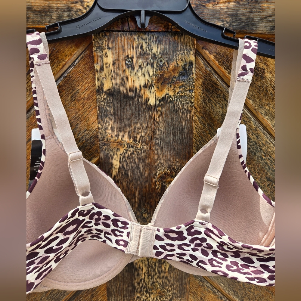 NWT Vanity Fair Leopard Print Bra - Picture 4 of 5